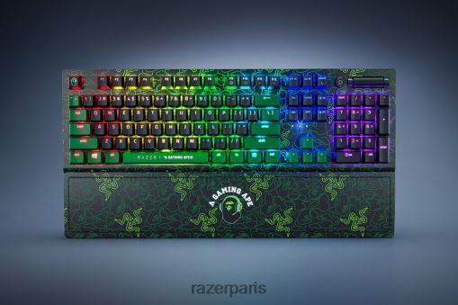 Razer X *A Bathing Ape blackwidow v3 - interrupteur vert - nous PJ2B2Z60 clavier vert