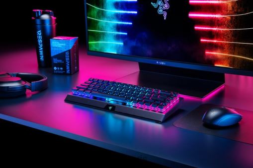 Razer blackwidow v3 mini hyperspeed - édition fantôme - commutateur jaune - nous PJ2B2Z64 clavier noir