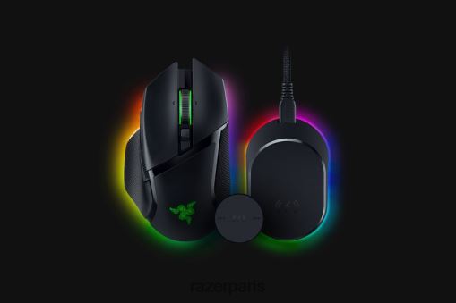 Razer ensemble basilisk v3 pro + station d'accueil pour souris pro PJ2B2Z30 souris une couleur