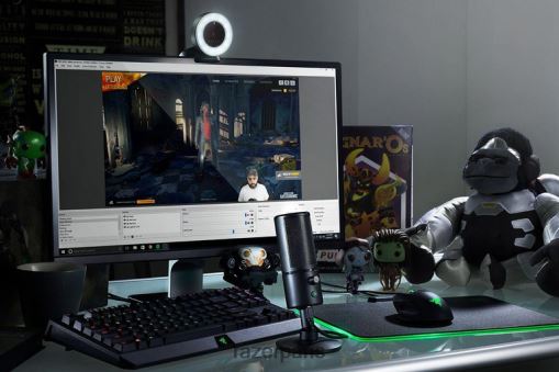 Razer seiren PJ2B2Z112 création de contenu noir