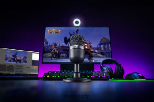 Razer seiren mini PJ2B2Z110 création de contenu noir