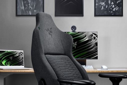 Razer iskur - tissu gris foncé PJ2B2Z137 chaise de jeu une couleur