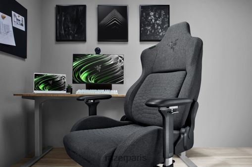 Razer iskur - tissu gris foncé PJ2B2Z137 chaise de jeu une couleur
